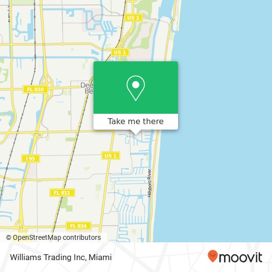 Williams Trading Inc map