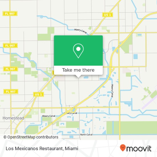 Los Mexicanos Restaurant map