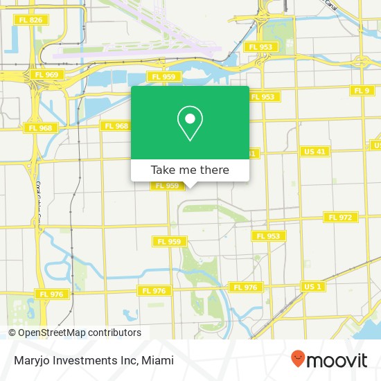 Maryjo Investments Inc map
