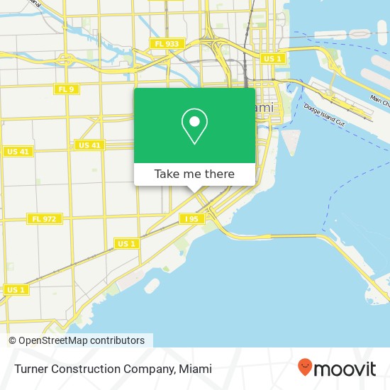 Turner Construction Company map