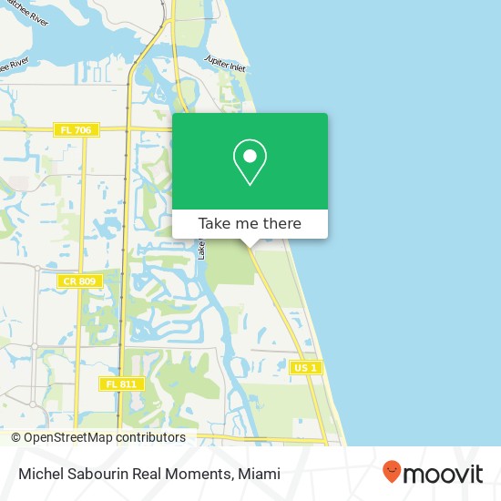 Michel Sabourin Real Moments map