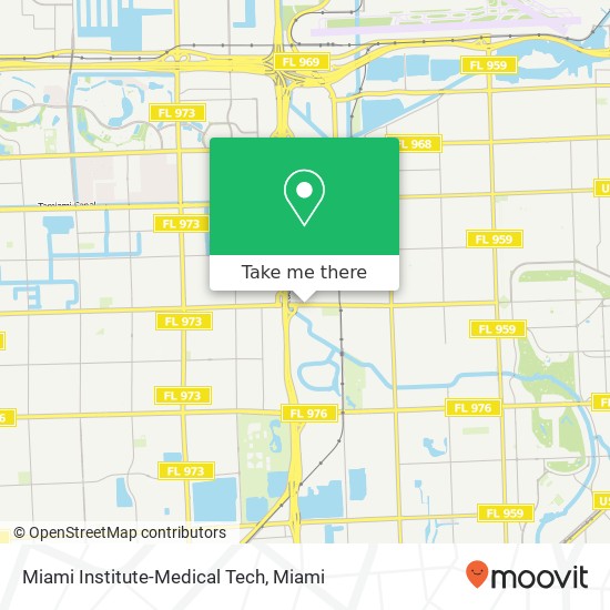 Mapa de Miami Institute-Medical Tech