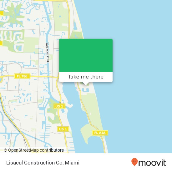 Lisacul Construction Co map