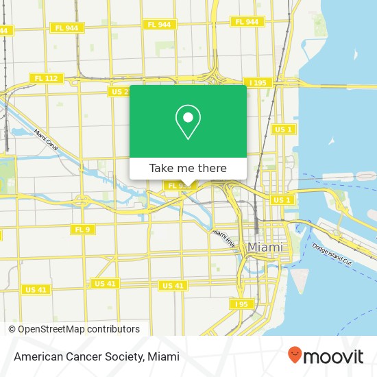 American Cancer Society map