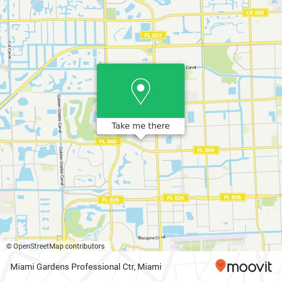 Mapa de Miami Gardens Professional Ctr
