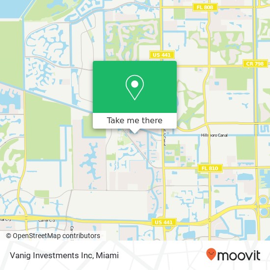 Vanig Investments Inc map