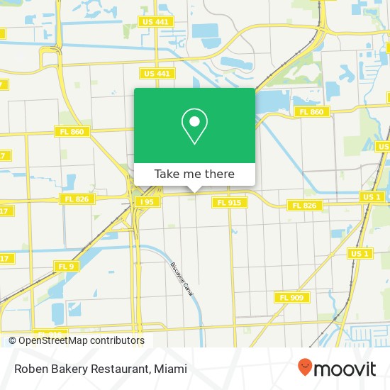 Mapa de Roben Bakery Restaurant