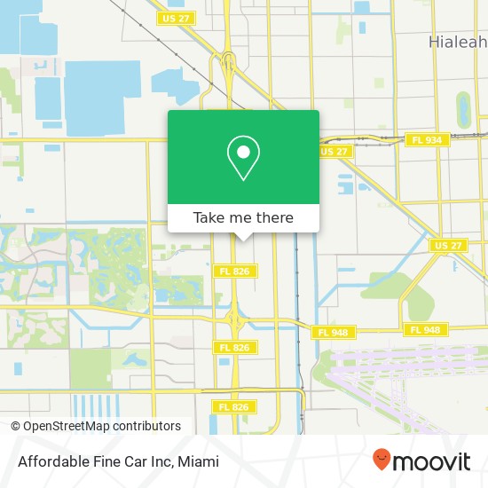 Affordable Fine Car Inc map