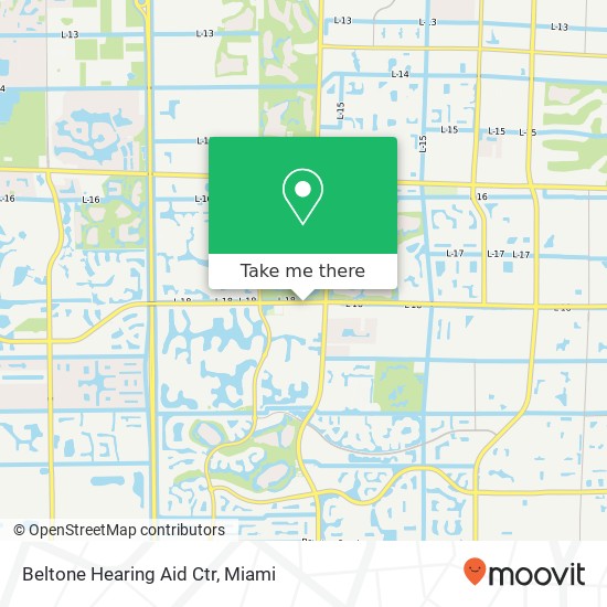 Beltone Hearing Aid Ctr map