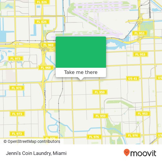 Jenni's Coin Laundry map