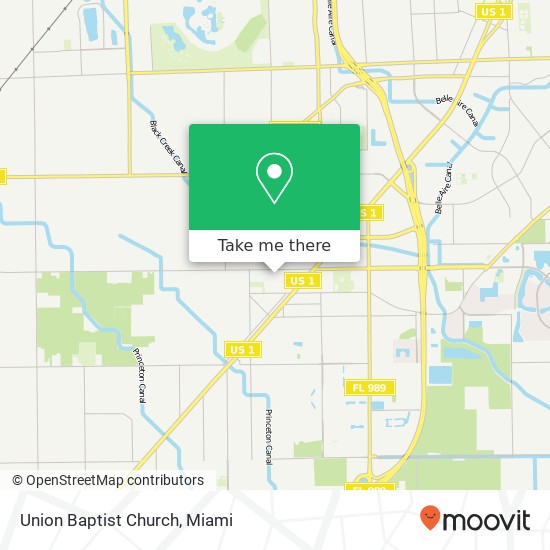 Union Baptist Church map