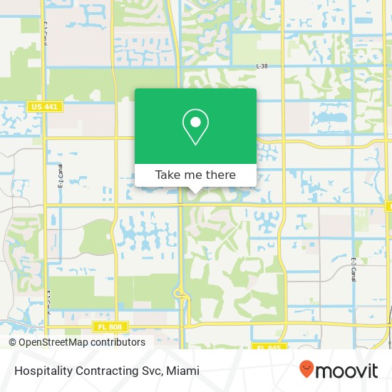 Hospitality Contracting Svc map