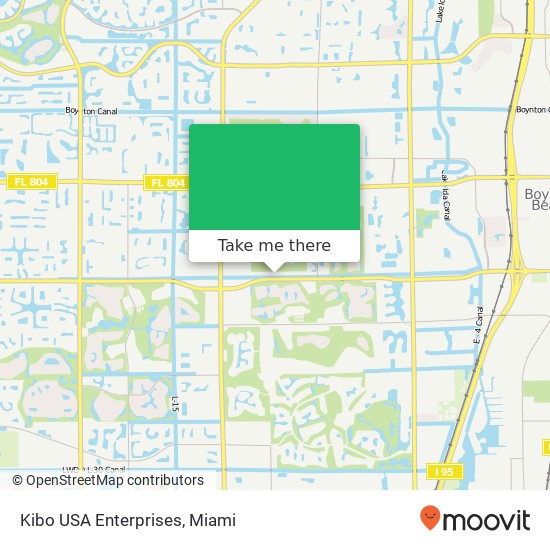 Kibo USA Enterprises map