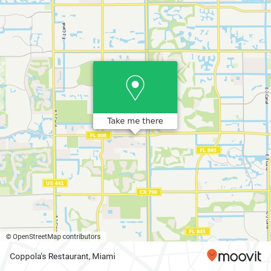 Coppola's Restaurant map