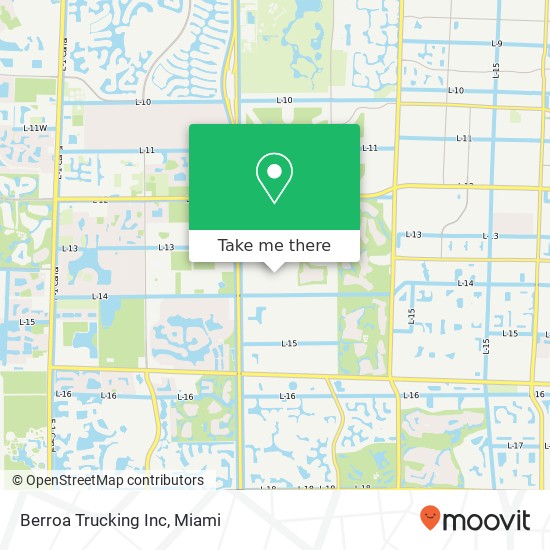 Mapa de Berroa Trucking Inc