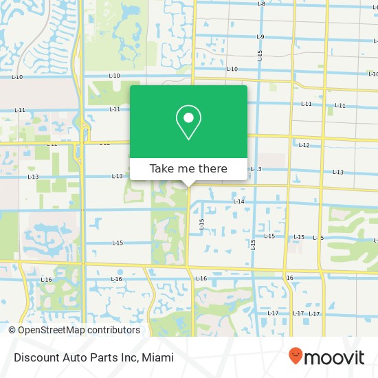 Mapa de Discount Auto Parts Inc