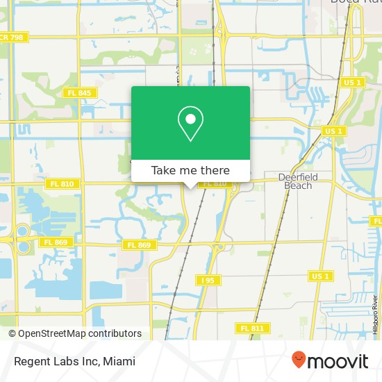 Regent Labs Inc map