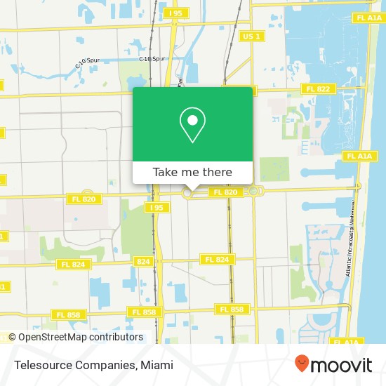 Mapa de Telesource Companies