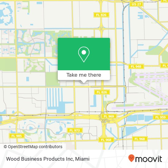 Wood Business Products Inc map