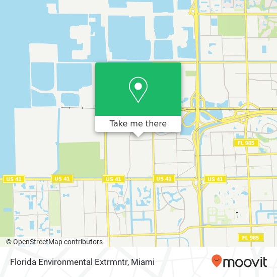 Florida Environmental Extrmntr map
