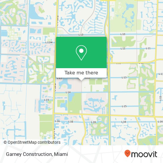 Garney Construction map