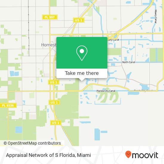 Mapa de Appraisal Network of S Florida