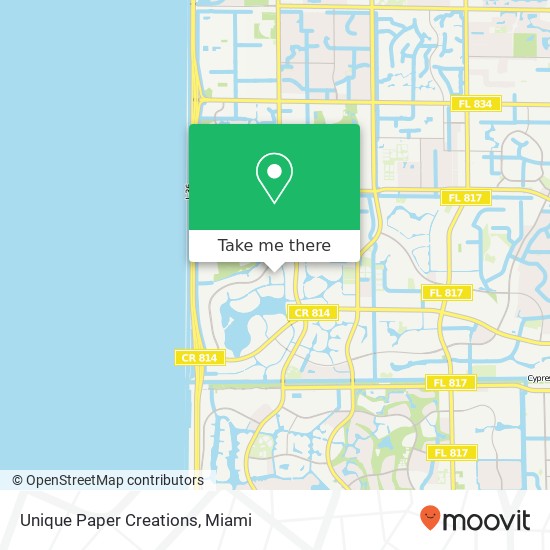 Mapa de Unique Paper Creations