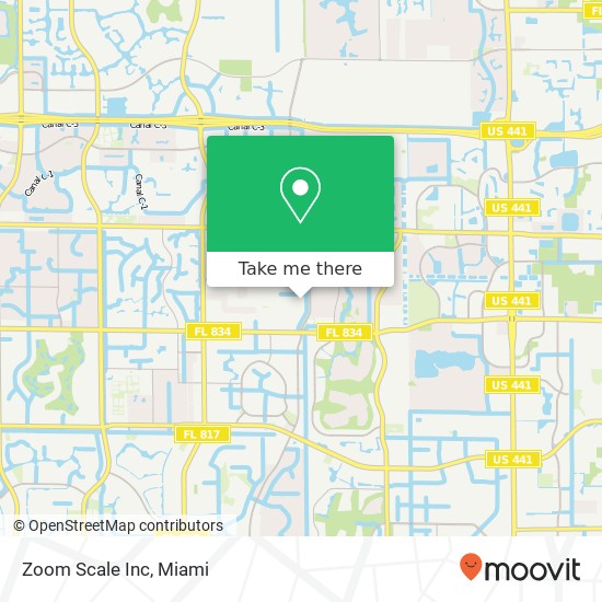 Mapa de Zoom Scale Inc