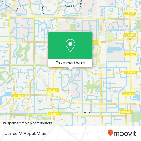 Jarred M Appel map