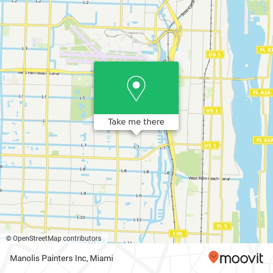 Manolis Painters Inc map