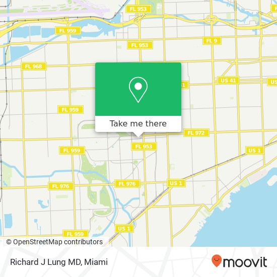 Richard J Lung MD map