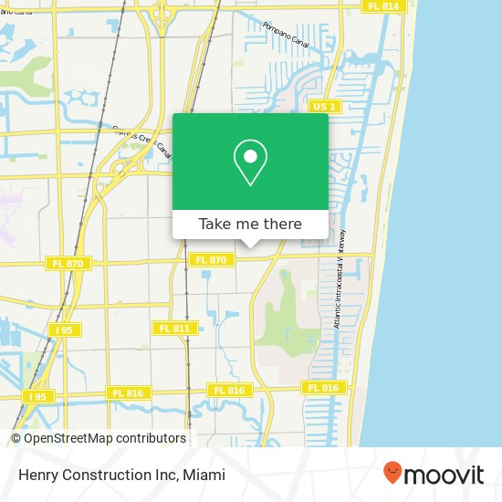 Henry Construction Inc map