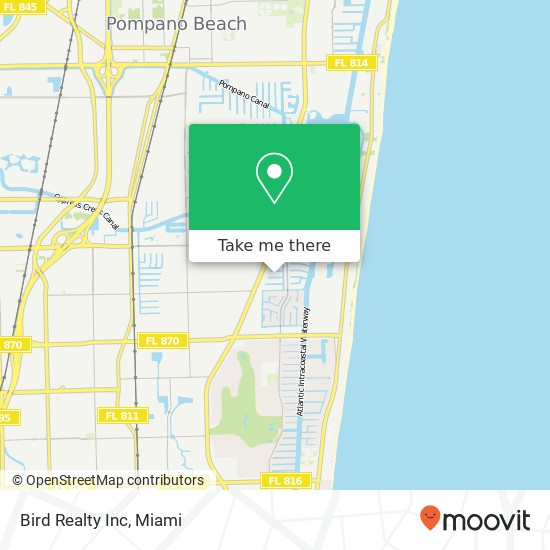 Mapa de Bird Realty Inc