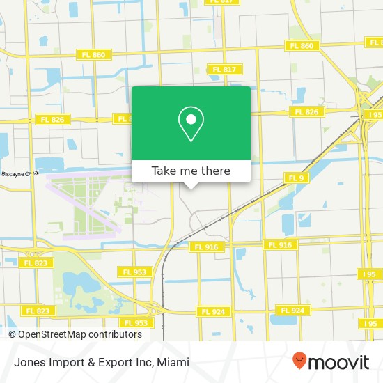 Jones Import & Export Inc map