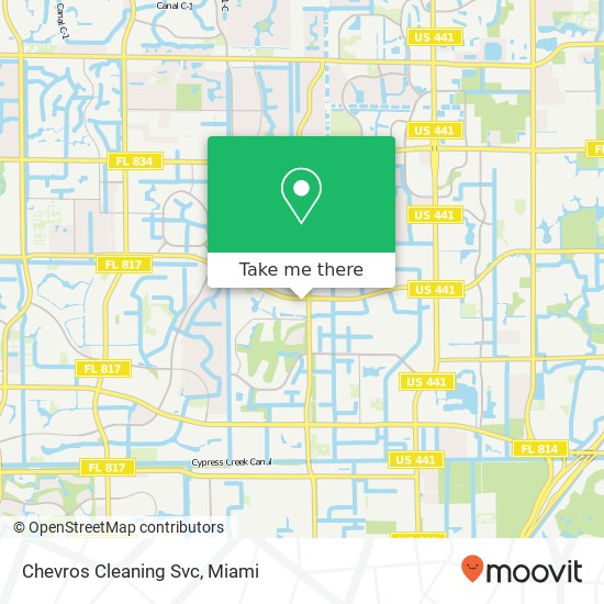 Mapa de Chevros Cleaning Svc