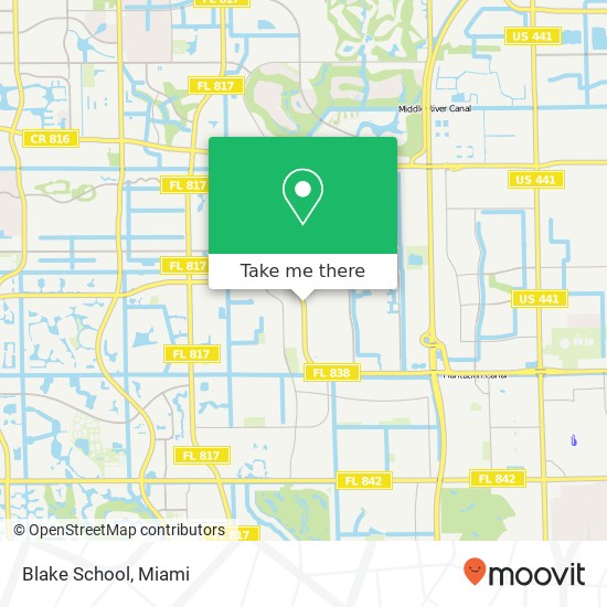 Mapa de Blake School