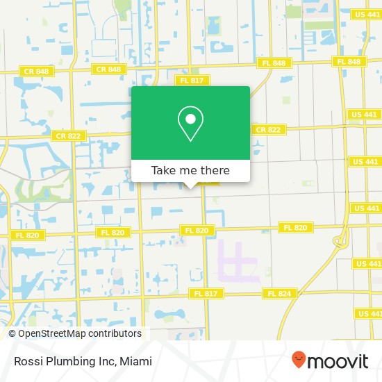 Rossi Plumbing Inc map