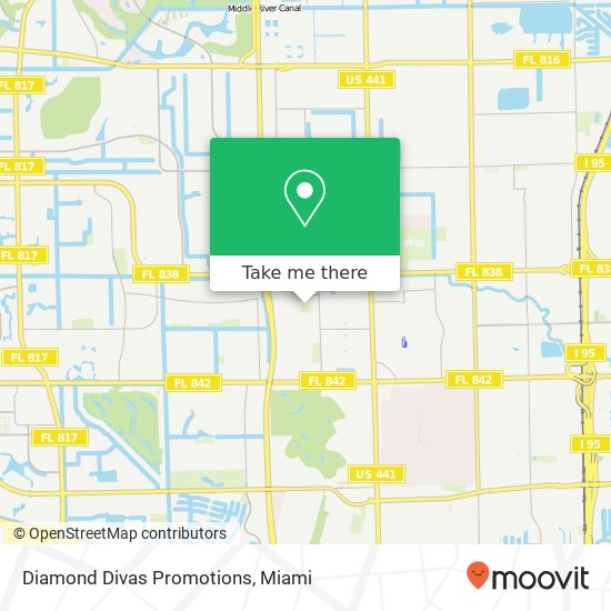 Diamond Divas Promotions map