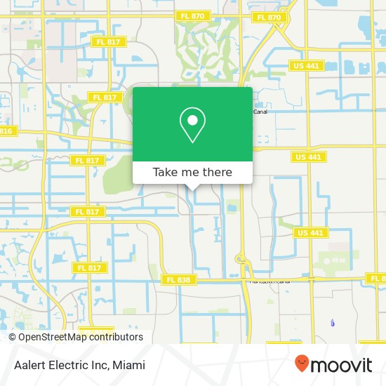Mapa de Aalert Electric Inc