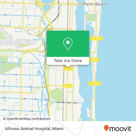 Mapa de Alfonso Animal Hospital