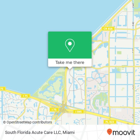 Mapa de South Florida Acute Care LLC