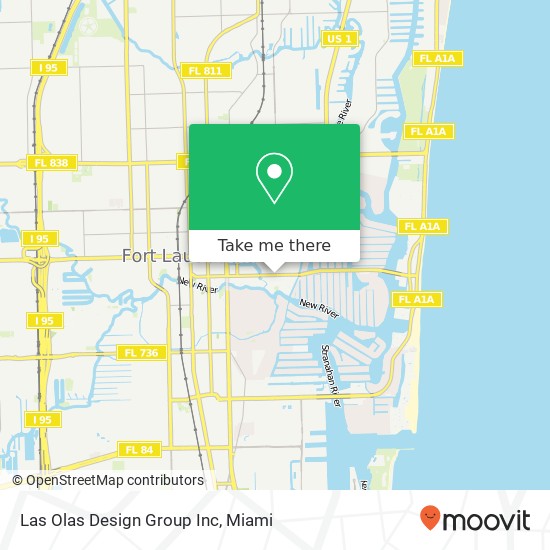 Mapa de Las Olas Design Group Inc