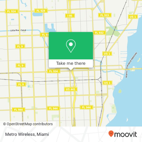 Metro Wireless map