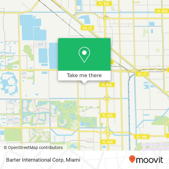 Barter International Corp map