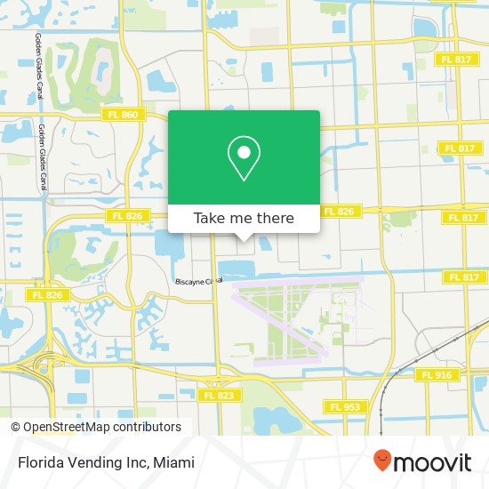 Florida Vending Inc map