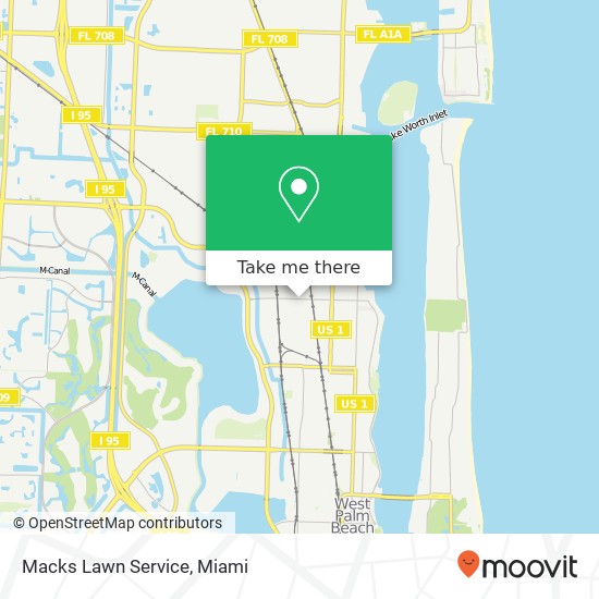 Mapa de Macks Lawn Service