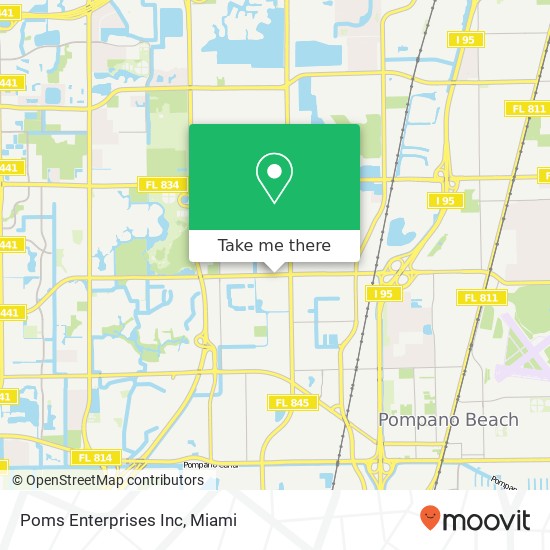 Poms Enterprises Inc map