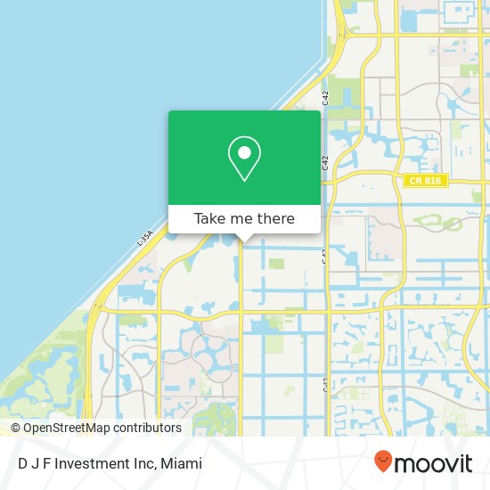 Mapa de D J F Investment Inc
