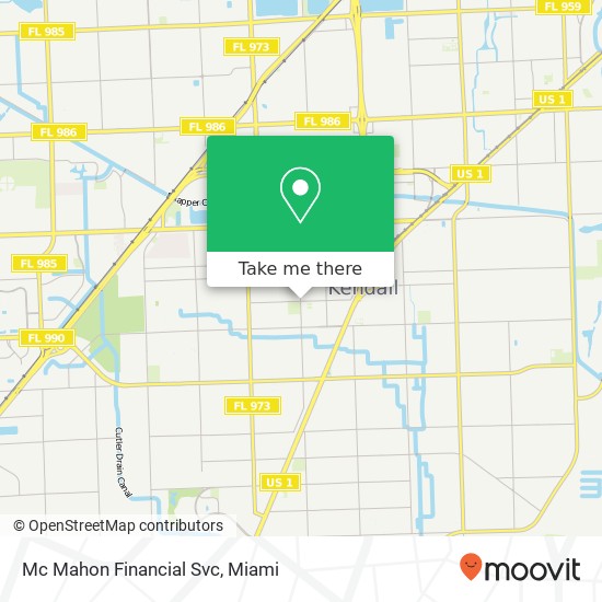 Mc Mahon Financial Svc map