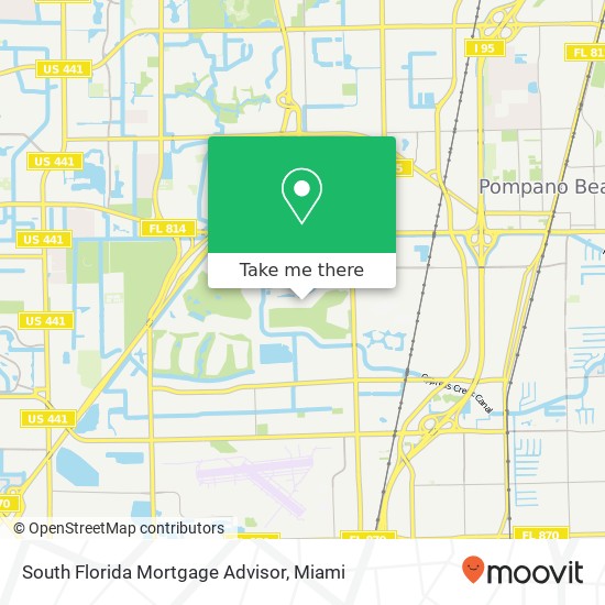 South Florida Mortgage Advisor map